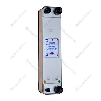 اواپراتور حرارتی صفحه ای گاز به آب مدل HPE-75 هپاکو HEPACO