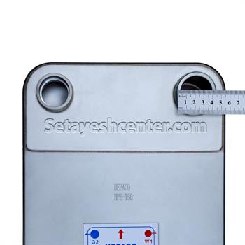 اواپراتور حرارتی صفحه ای گاز به آب مدل HPE-150 هپاکو HEPACO