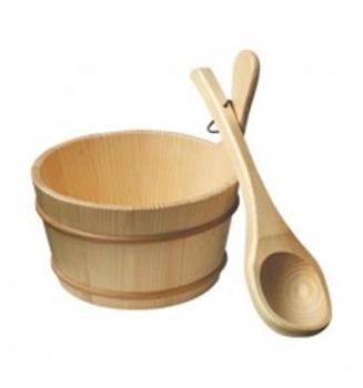  سطل و ملاقه چوبی پول استارPSP-01