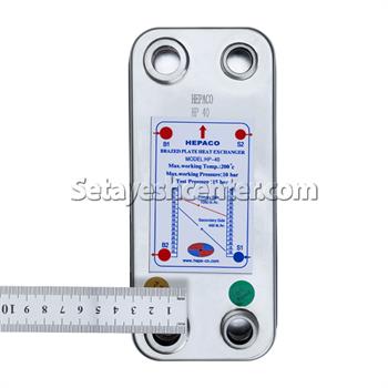 مبدل حرارتی صفحه ای آب به آب مدل HP-40 هپاکو HEPACO