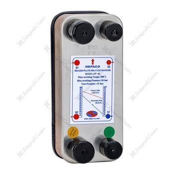 مبدل حرارتی صفحه ای آب به آب مدل HP-40 هپاکو HEPACO