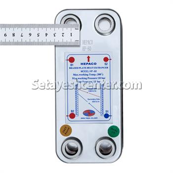 مبدل حرارتی صفحه ای آب به آب مدل HP-60 هپاکو HEPACO