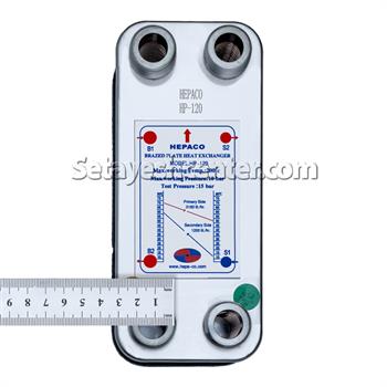 مبدل حرارتی صفحه ای آب به روغن مدل HP-120 هپاکو HEPACO